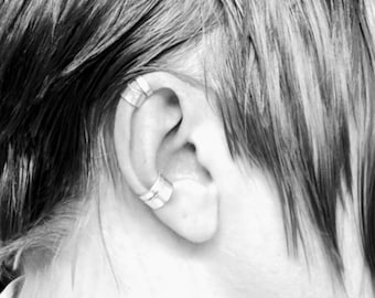 ear cuff set of 4 minimalist jewelry ear wrap fake conch ring cartilage cuff rose gold conch cuff conch ear cuff non pierced ear cuff