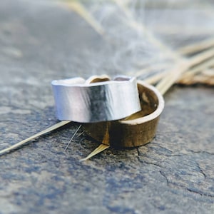 simple ear cuff, silver conch cuff, conch ear cuff, fake conch ring, sterling conch cuff