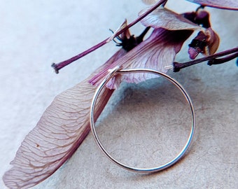Roségold Nasenring, Roségold Nasenring, 14k, 24g, dünn