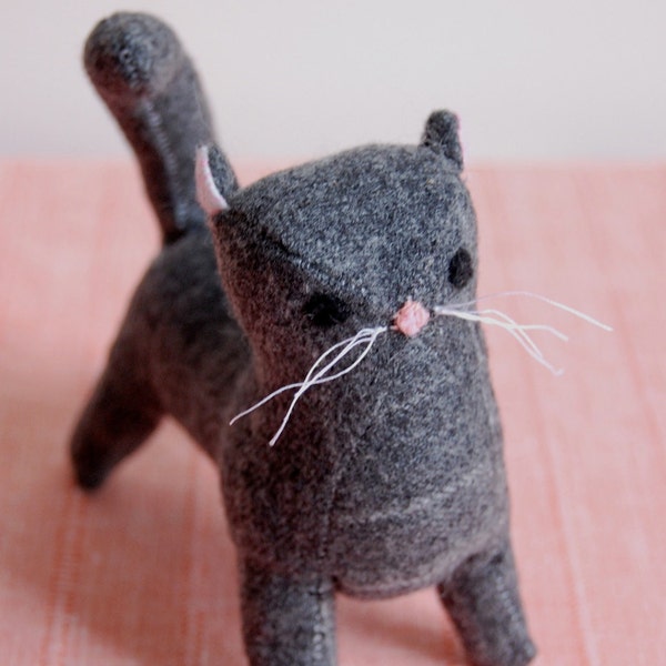 Gray Wool Kitten