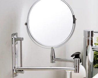 Ronde spiegel, make-upspiegel, Miroir de salle de bain, Miroir muurschildering, Wandspiegel, Kosmetikspiegel, Schminkspiegel, Specchio da bagno,