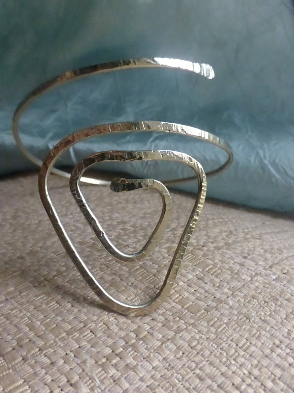 Plus Size Triangle Upper Arm Cuff Armlet Armband Brass Etsy