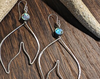 Mermaid Tail, Whale Tail Earrings