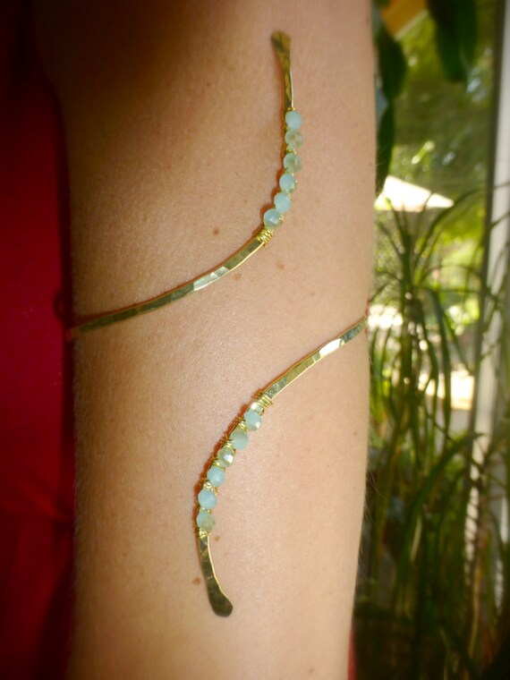 Upper Arm Cuff Arm Cuff Armband Etsy