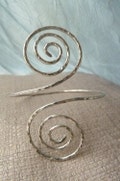 Grecian Swirl Upper Arm Cuff | Gold Goddess Armlet | Custom Colors | Handmade in Hawaii