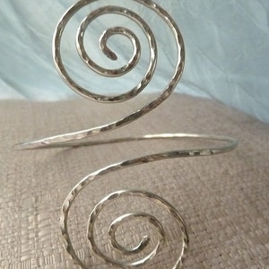 Grecian Swirl Upper Arm Cuff Color Options Available image 1
