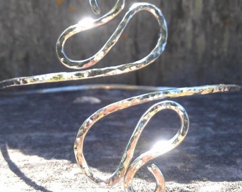 Egyptian Upper Arm Cuff -  Available in Various Color Wires