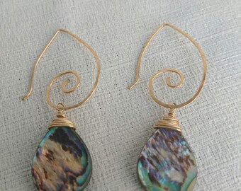 Brincos Tribais de Abalone