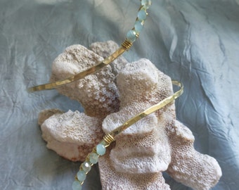 Upper Arm Cuff ~ Arm Cuff ~ Choose your color WIRE and BEAD