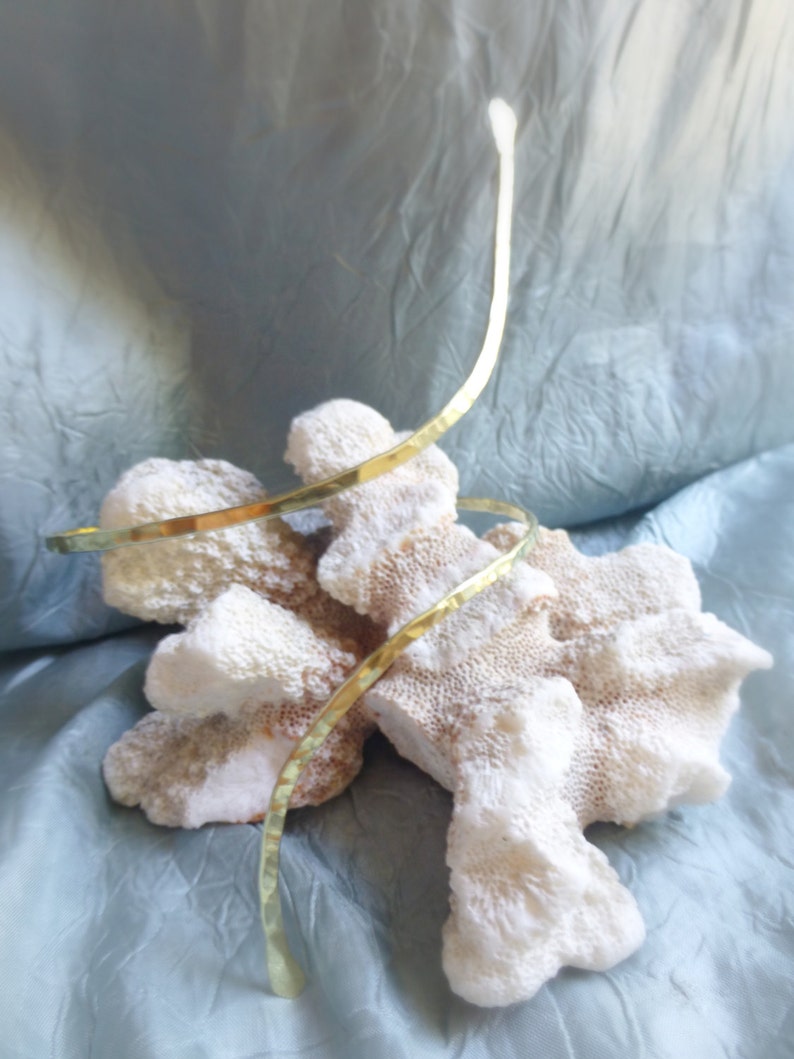 Plus Sized Minimalist Upper Arm Cuff Arm Cuff Armband Etsy