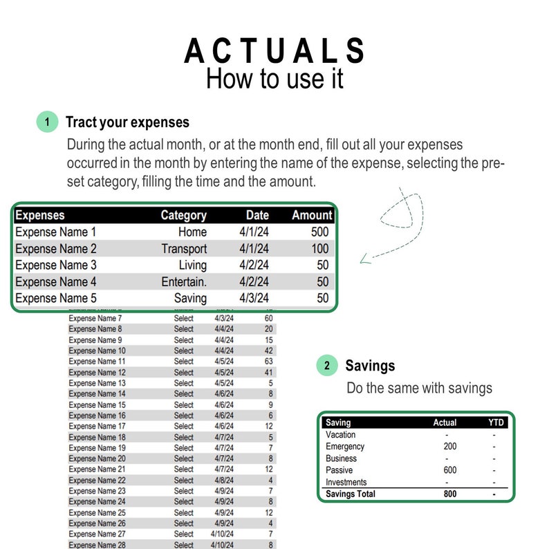 Simple Monthly Budget Excel, Printable Monthly Budget, Expense Tracker, Monthly Budget Spreadsheet, Weekly Budget Template, Paycheck Budget zdjęcie 4