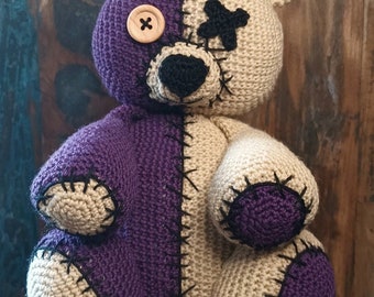 Häkelanleitung Buddy der Bär Van Hook , Amigurumi ~ Teddybär, DIY, Kuscheltier, Häkelpuppe