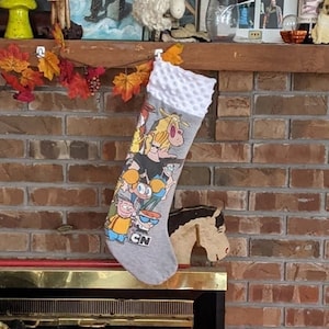 Cartoon Network 90's Cartoons Tee Shirt Christmas Stocking