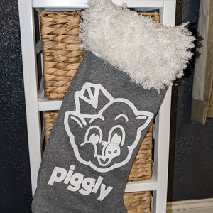 Piggly Wiggly T Shirt Christmas Stocking