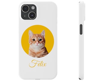 Custom Pet Phone Case Using Pet Photo + Name Custom Dog Phone Case Custom Cat  Case Personalized Phone Case Dog Memorial Gift