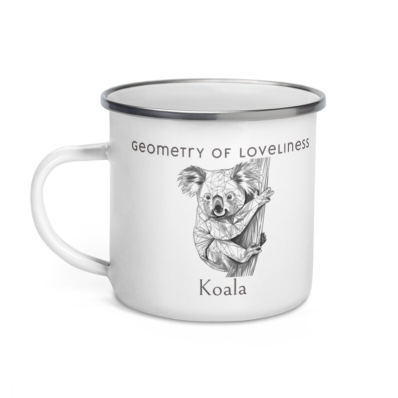 Geometry of Nature 2024 Koala - Emailletasse