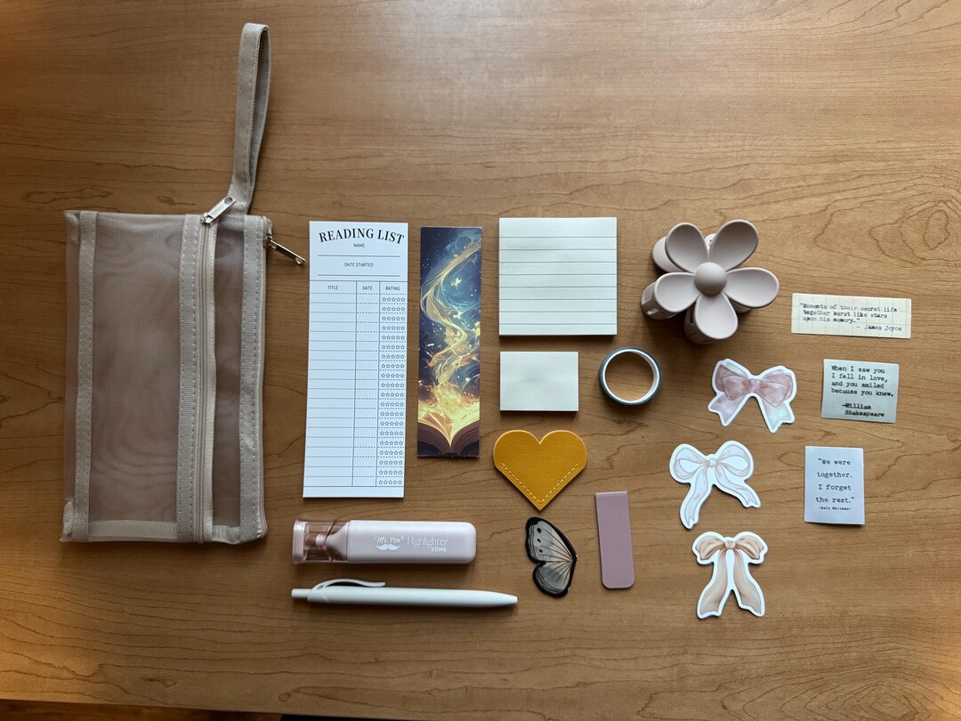 Booktok Annotation Bundle | Cozy Reader Deluxe Gift Box | Aesthetic ...