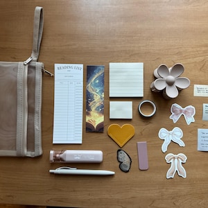 BookTok Annotation Bundle | Cozy Reader Deluxe Gift Box | Aesthetic Bookish Supplies | TBR Tracker, Stickers & Highlighters