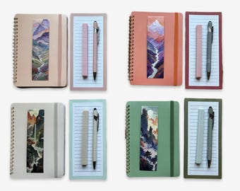 Bookish Stationery Bundle: Notebook, Notepad, Bookmark, Pen & Highlighter