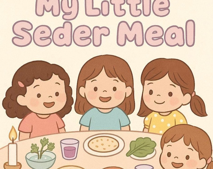 Catholic Toddler Seder Printable | My Little Seder Meal | Holy Thursday Passover Activity for Kids | Catholic Holy Week Download