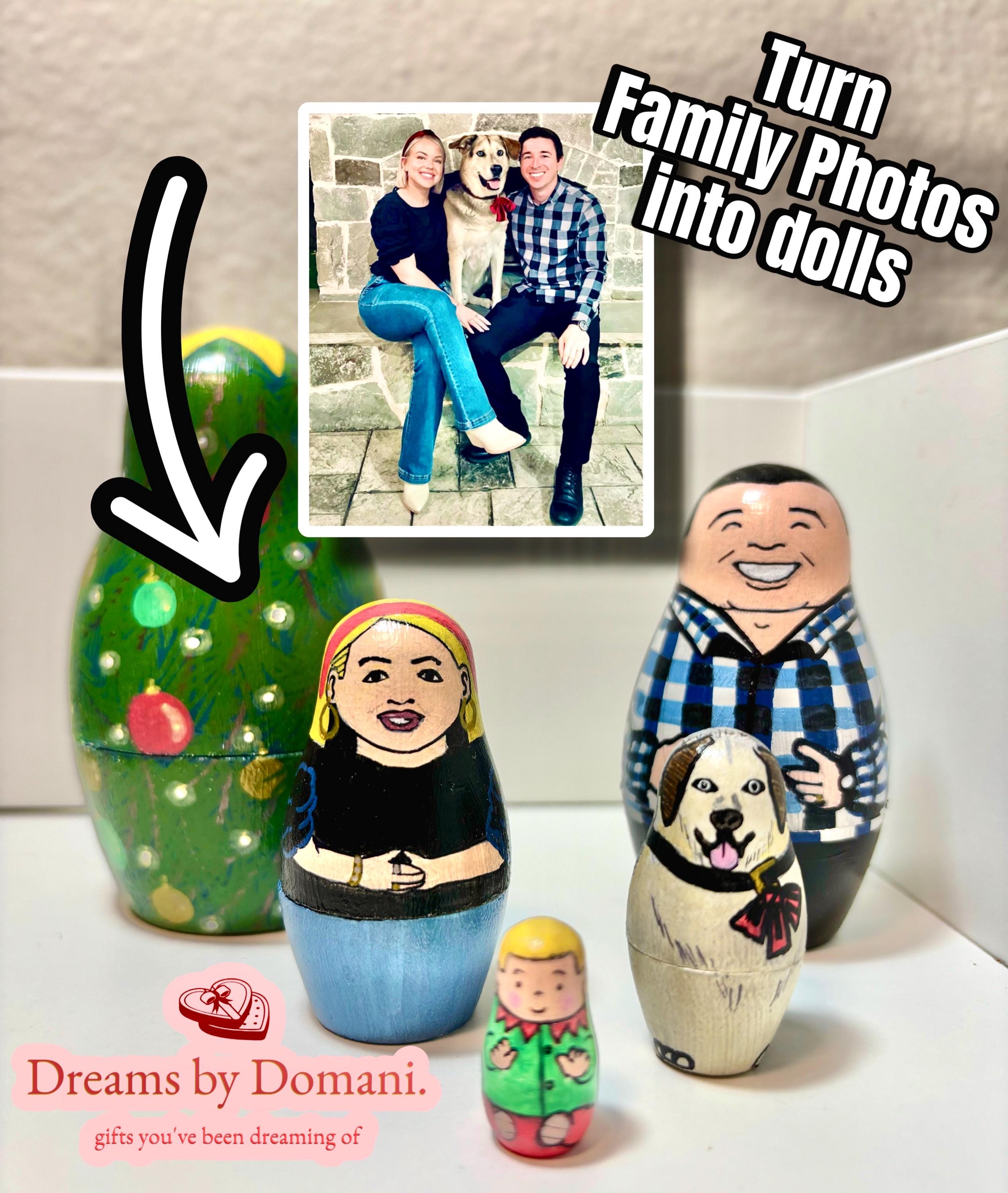 Personalized nesting dolls sale