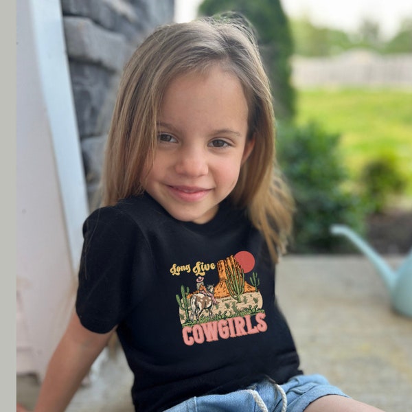 Girls Long Live Cowgirls tshirt | Kids long live cowgirls | childrens southern tee shirts