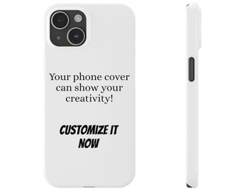 Customized Slim Phone Cases, aesthetic phone case, trendy phone case, custom phone case, iphone cases, tough phone cases, gift, cover