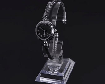 Soporte de reloj para relojes de pulsera, relojes de hombre y mujer para exhibición de dormitorio de oficina