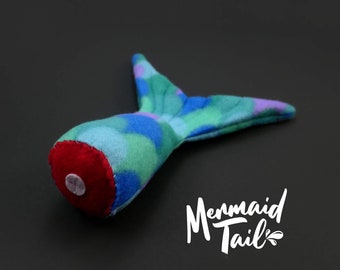 Severed Mermaid Tail Cat Toy / Sea Glass