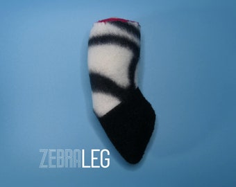 Severed Leg Catnip Toy / Zebra Leg / Cat Toy / Pet Gift / Cat Lover / Cat Toy