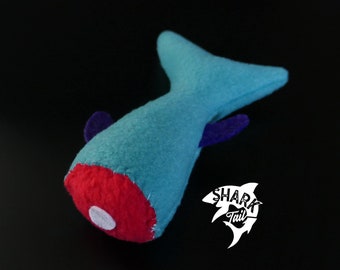 Severed Shark Tail Catnip Toy