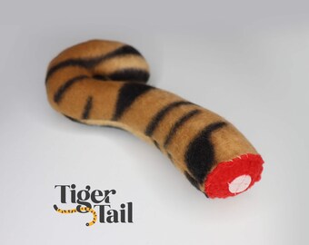 Severed Tiger Tail / Catnip Toy / Cat Toy / Pet Gift