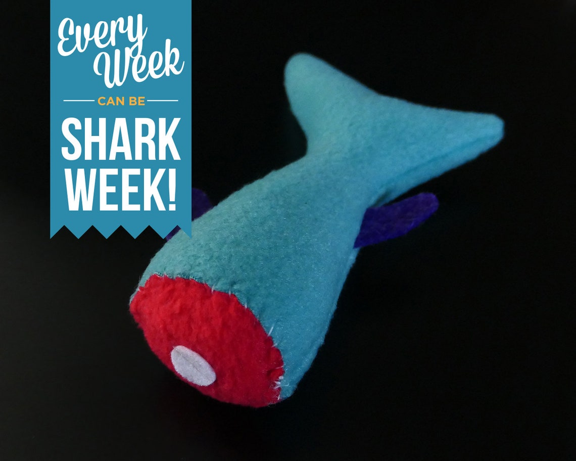 Handmade Catnip Cat Toy / Severed Shark Tail Catnip Toy / Gift Etsy