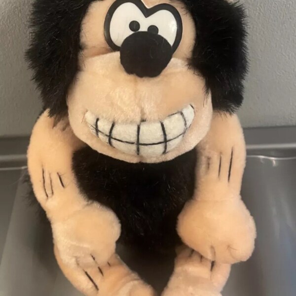 Rare - 1998 Vintage - Beano Dennis the Menace Gnasher 14” Plush Soft Toy