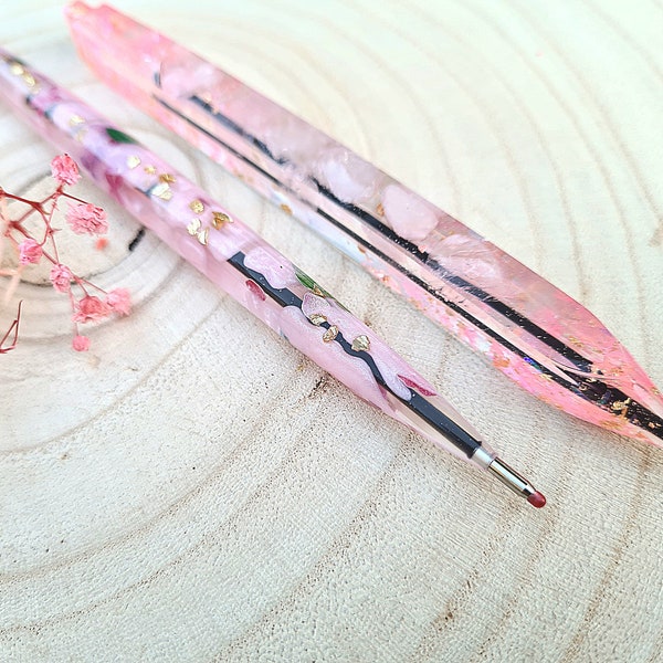 Handmade resin ballpoint pen