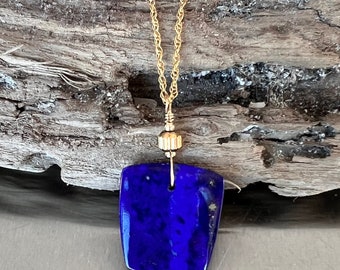 Lapis Lazuli 14kt Gold Filled Necklace