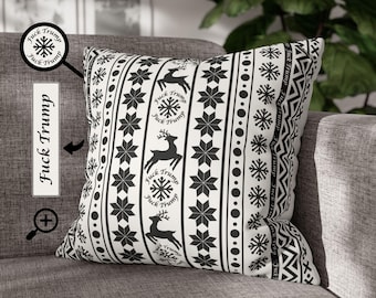 Subtiele anti-Trump-kussenhoes: FDT-cadeau verborgen bericht, Fck Trump-suède kussenslopen, anti-magische kussens, Resist Home Decor Case