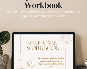Mental Health Self-Care Workbook, Mindfulness Guided Journal (Digital Download)