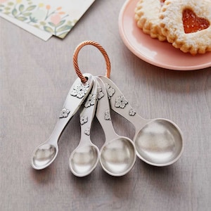 Cherry Blossom Measuring Spoons Beehive Handmade