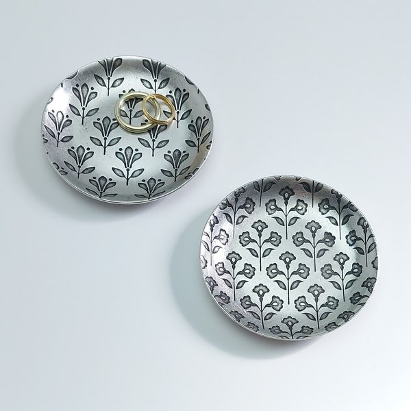 beehive floral repeat ring dishes for jewelry