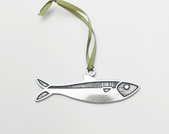 Sardine Tinned Fish Holiday Ornament
