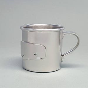 beehive whale personalized engraved heirloom keepsake baby christening cup baby girl baby boy gender neutral baby shower first birthday gift