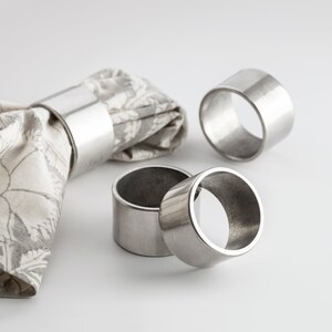 beehive handmade in usa pewter metal holiday wedding napkin rings set of four