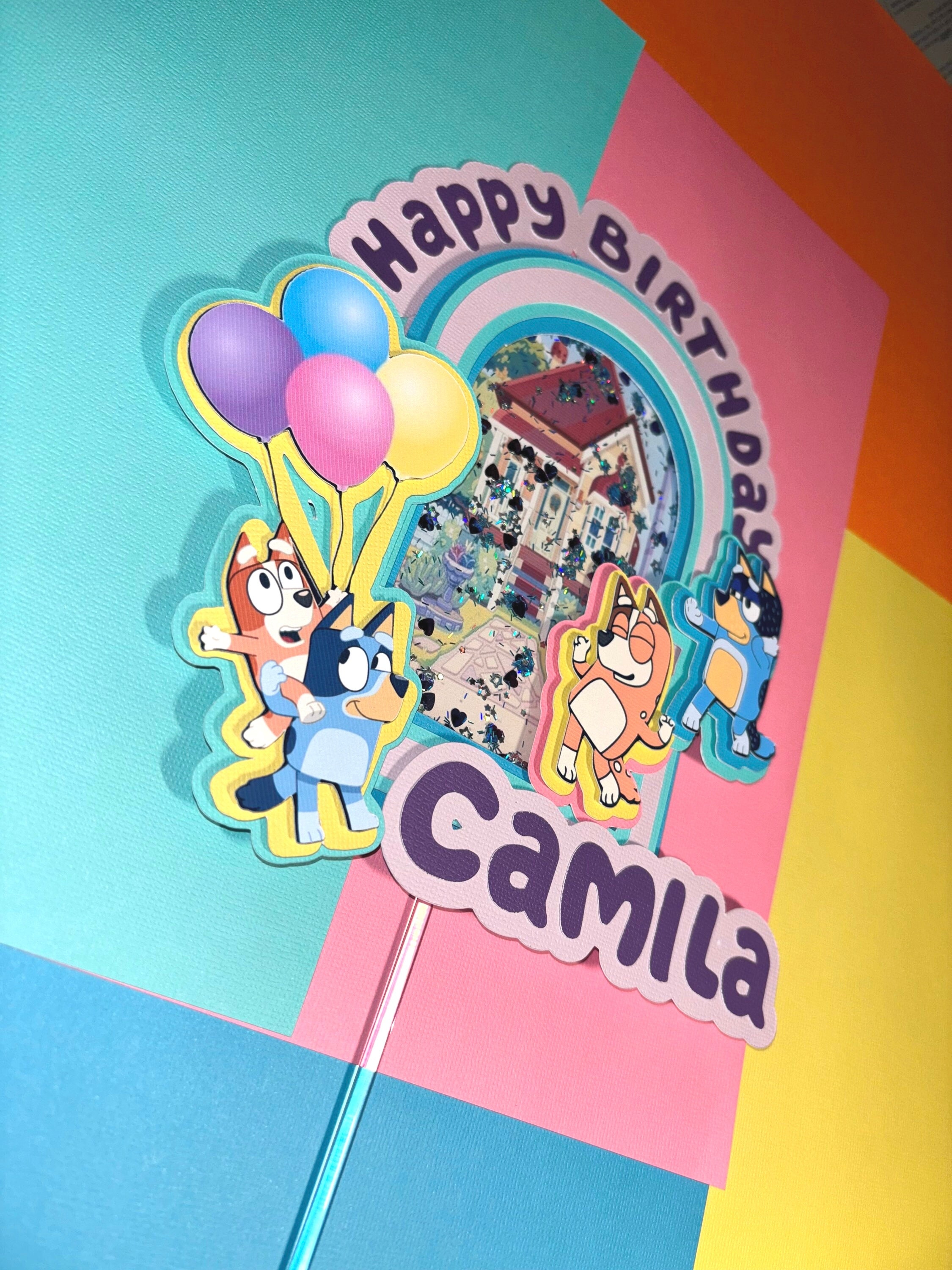 Bluey Cake Topper