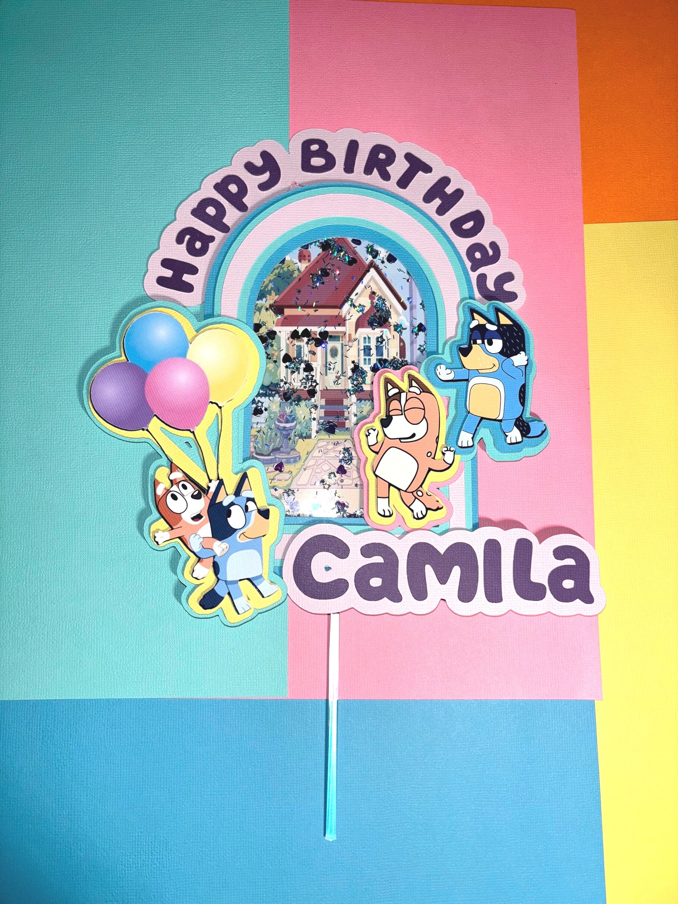 Bluey Cake Topper