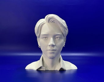 BTS 3D Sculpture Statue, BTS Bust Statue, 3D Printer Model, BTS 3D Bust