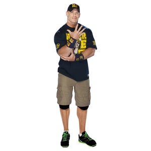 John Cena Cutout Plastic Model, Custom Cutouts, Celebrity Cutout, Wrestler John Cena