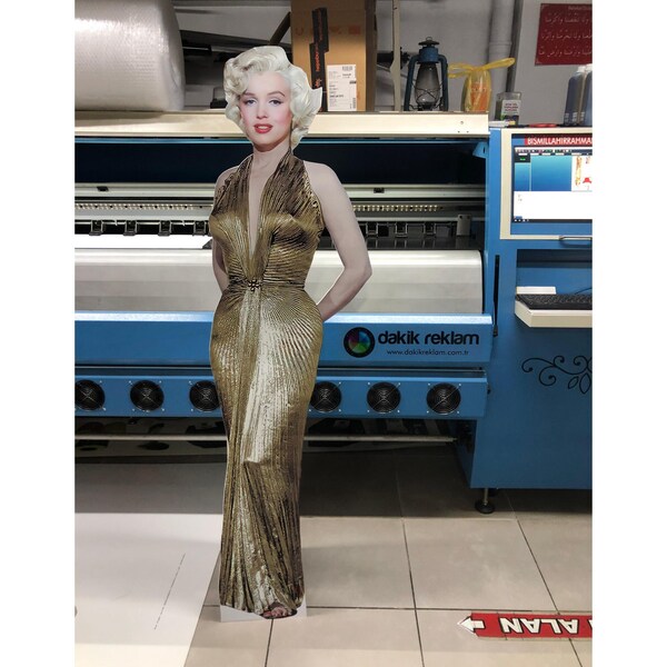 Marilyn Monroe lebensgroßes Ausschnitt-Plastikmodell