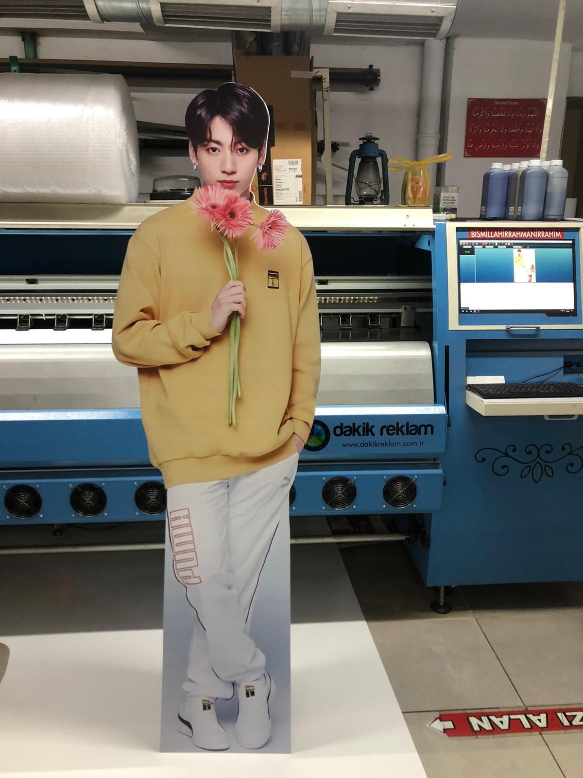 BTS Jungkook Bts Group Model Custom Cutouts, Life Size Celebrity Cutout