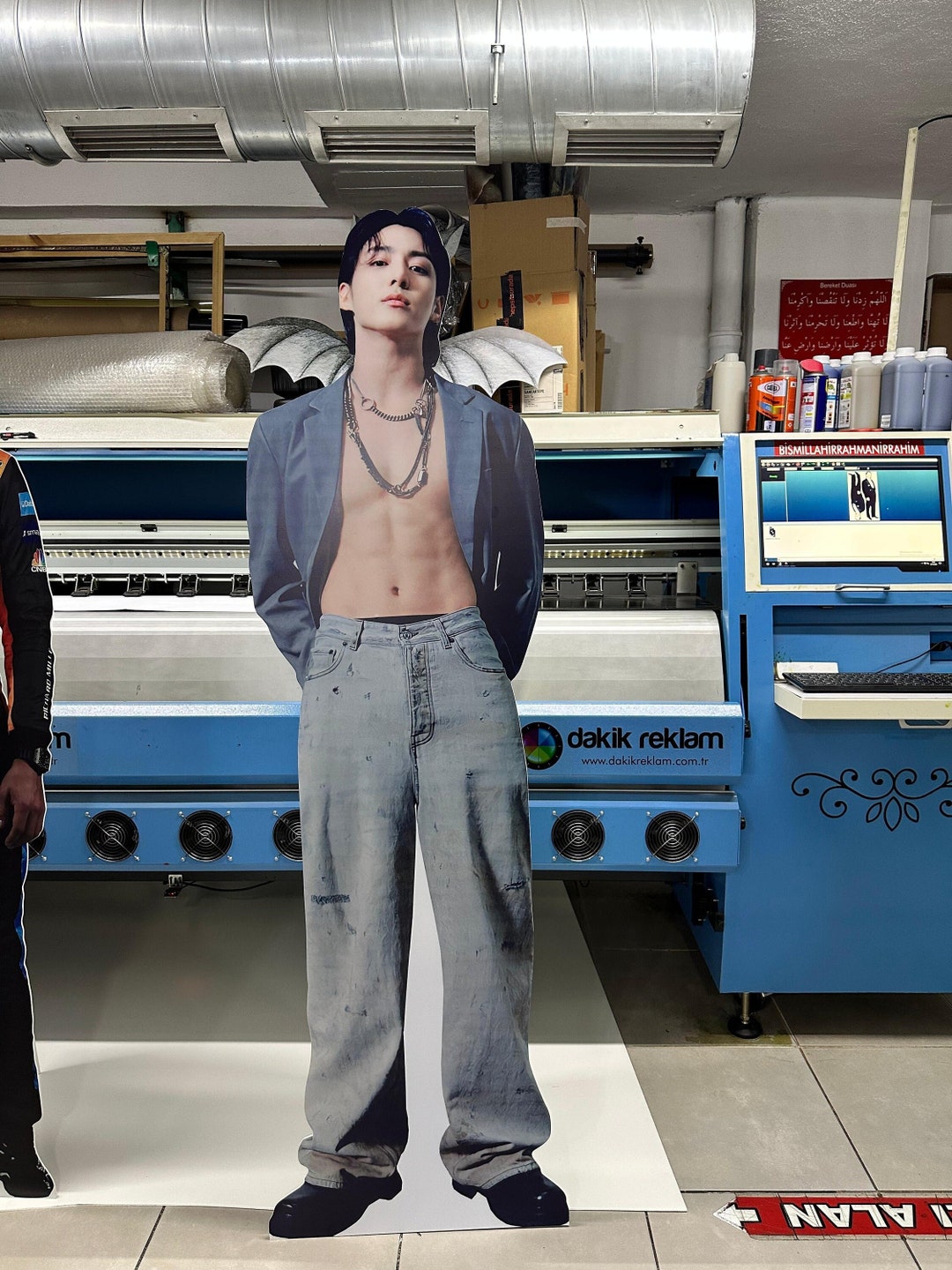 BTS Jungkook Bts Group Model Custom Cutouts, Life Size Celebrity Cutout